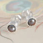 Pearl June Birthstone Sterling Silver Stud Earrings, thumbnail 5 of 7