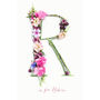 Personalised Floral Initial Letter Print, thumbnail 5 of 7