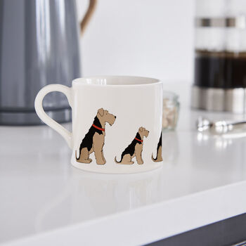 Airedale / Welsh Terrier Keyring With Personalisation Available – Gift For Dog Lovers, 6 of 12