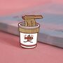 Cup Noodles Enamel Pin | Cute Pin Badges, thumbnail 4 of 5