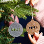 Glitter Bauble Personalised Decoration, thumbnail 2 of 2