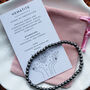 Hematite Crystal Bracelet For Grounding And Focus, thumbnail 2 of 5