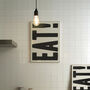 Eat! Bold Kitchen Dining Room Wall Art Print, thumbnail 6 of 6