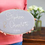 Personalised Wedding Embroidery Hoop Sign, thumbnail 2 of 6