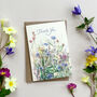 Meadow Flowers Watercolour Thank You Card, thumbnail 2 of 3