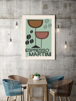 Espresso Martini Cocktail Art Print, 2 of 3