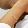 Sterling Silver Friendship Knot Bracelet, thumbnail 4 of 11