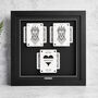 Personalised Mrs And Mrs Wedding Gift Queen Playing Cards Frame, thumbnail 6 of 9