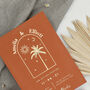 Boho Palm Wedding Invitation Suite, thumbnail 2 of 12
