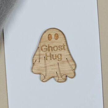 'Ghost Hug' Pocket Token And Card, 2 of 2