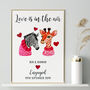 Personalised Engagement Gift Print, thumbnail 4 of 7