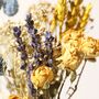 Yellow And Blue Dried Flower Posy, thumbnail 6 of 8