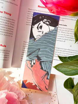 Striped Pyjama Illustrated Double Sided Bookmark, 2 of 5