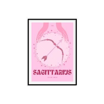 Sagittarius Zodiac Print, 6 of 12