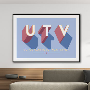 Aston Villa 'Utv' Poster, 3 of 7