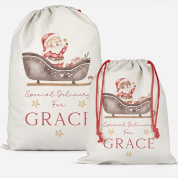 Personalised Child's Christmas Sack, 2 of 3