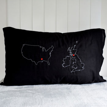 Personalised Map Pillowcase, 3 of 9