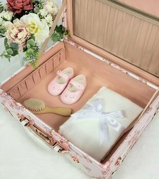 Stunning Keepsake Suitcase In Vintage Floral, 10 of 12