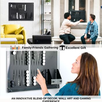 Luxury Backgammon Board For Wall, 5 of 8