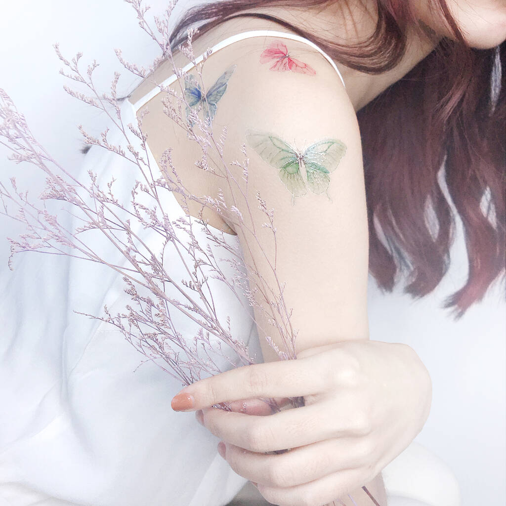Butterfly W. Temporary Tattoo, 1 of 6