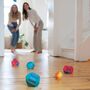 Family Game Coloured Soft Carpet Bowls Indoors Or Out, thumbnail 1 of 9