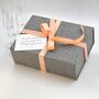 Premium Wedding Gift Box Peach Ribbon And Card Option, thumbnail 1 of 5