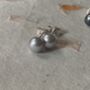 Freshwater Pearl And Sterling Silver Studs, thumbnail 8 of 9