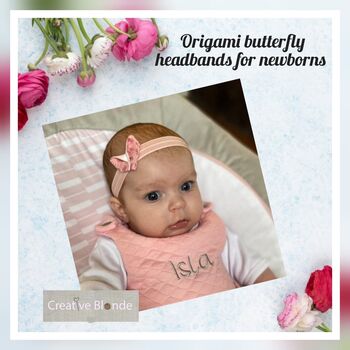 Newborn Headband Gift Set With Butterflies, 3 of 12
