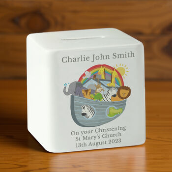 Personalised Noahs Ark Money Box, 6 of 7