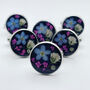 Cufflinks Real Forget Me Not Handmade 16mm, thumbnail 1 of 10