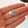 Personalized Loss Necklace, Gift For Loss, Angel Wing Necklace, thumbnail 8 of 9