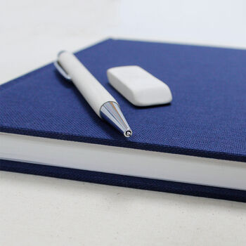 Personalised A4 Woven Cloth Artist's Sketchbook, 5 of 8