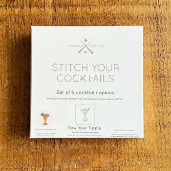 Stitch Your Cocktails Napkins, 6 of 7