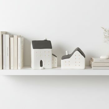Glowing Ceramic LED Houses – Two Styles, 2 of 7