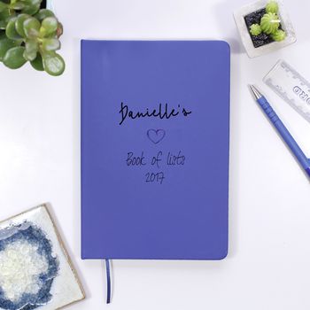 Personalised Notebook Journal For Her, 11 of 12