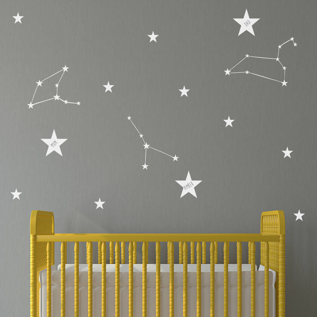 Personalised Constellation Wall Stickers, 1 of 4