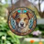 Jack Russell Stained Glass Effect Suncatcher, thumbnail 2 of 6