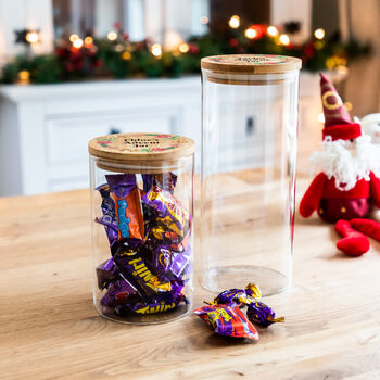 Personalised Christmas Advent Calendar Jar Gingerbread, 5 of 5