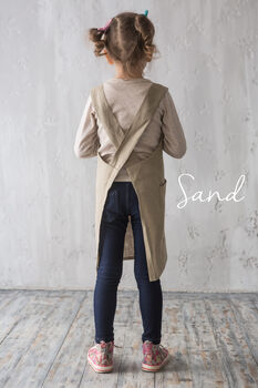 Kids Baking Pinafore | Linen Apron, 2 of 12