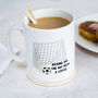 Fun Personalised Novelty Football Fan Ceramic Mug, thumbnail 4 of 5