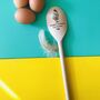 Chicken Personalised Wooden Spoon, thumbnail 2 of 3
