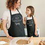 Personalised Matching Family Apron With Names, thumbnail 2 of 3
