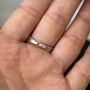 Swirl Pattern Silver Disc Adjustable Ring, thumbnail 9 of 9