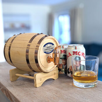 Personalised Wooden Keg Beer Barrel, 4 of 5