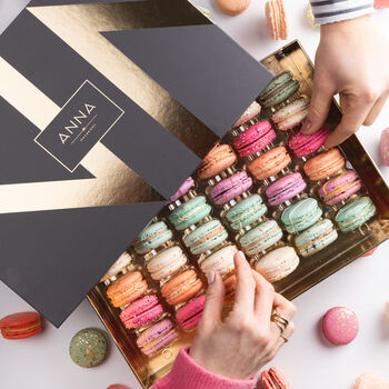 36 Piece Seasonal Macaron Gift Box, 2 of 5