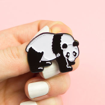 Panda Pin By Darwin Designs | notonthehighstreet.com