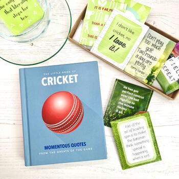 Cricket Gift Set: Cricket Tea And Book Giftset, 9 of 12