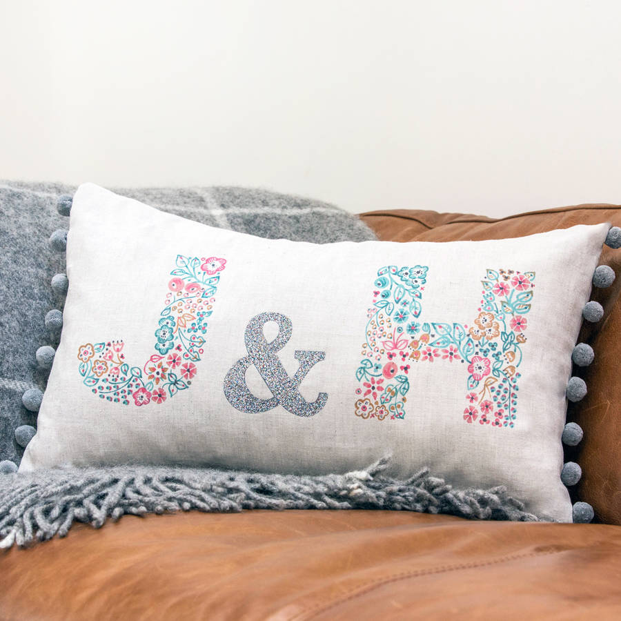 Personalised Valentines, Wedding Or Anniversary Cushion, 1 of 7