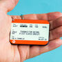 Personalised Train Ticket Keyring For Uncle, thumbnail 1 of 2