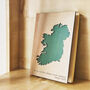 Handcrafted Ireland Map Travel Notebook, thumbnail 3 of 6